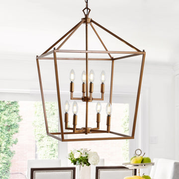 Pagoda Lantern Metal LED Pendant